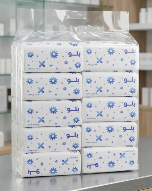 BLUE FACIAL TISSUES 500SHEETX1PLY