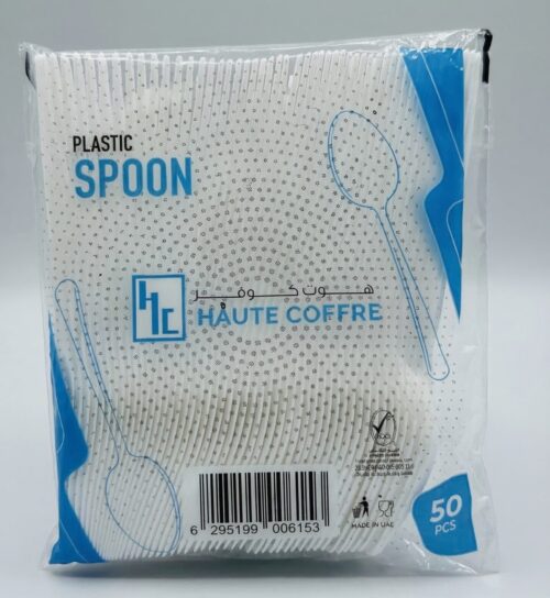 DISPOSABLE PLASTIC TABLE SPOON-50PCSX40PKT