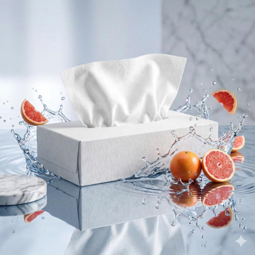 White Facial Tissue Boxes - 36pcs/BOX