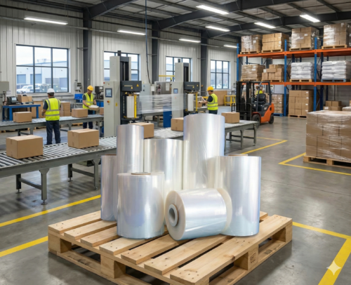 Heavy-Duty Industrial Shrink Film - Commercial Grade